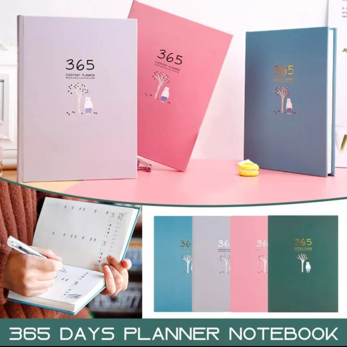 

Agenda Buku Planner 365 Jurnal Daily Monthly Yearly