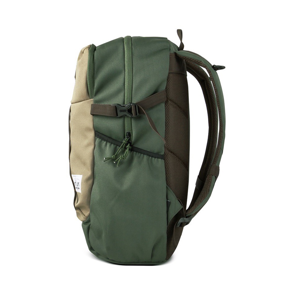 ELBE OLIVE KHAKI ORIGINAL x ATVA Tas Ransel Casual Pria Daily Backpack Kuliah Kampus Kerja Kantor Sekolah SMA SMK Remaja Dewasa Tas Punggung Laptop Ukuran Besar 14 Inch Bagpack Distro Tas Traveling Premium Outdoor Travel Bag Keren Terbaru Kekinian Branded