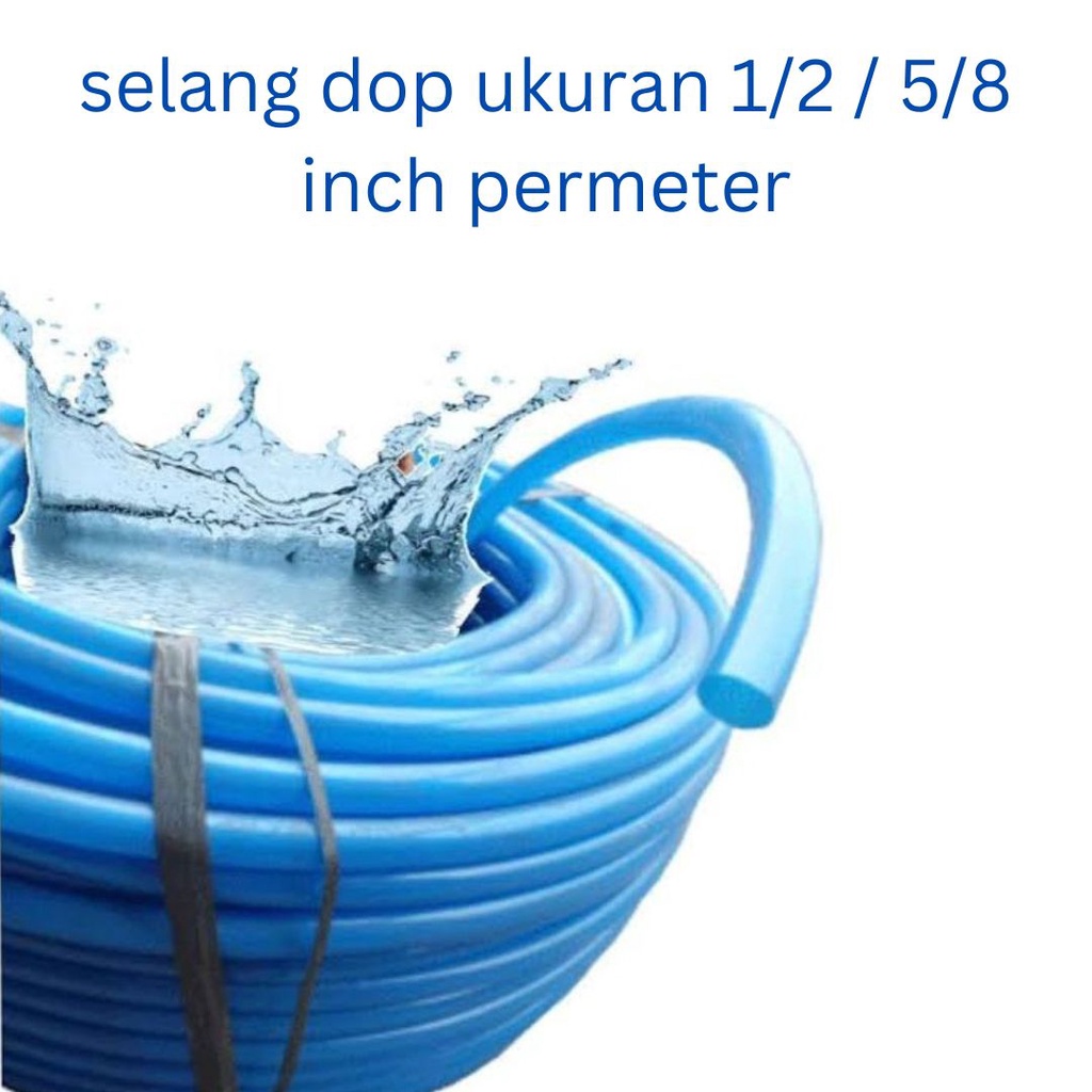 Tifaka Permeter Selang Air Dop 1/2 /5/8 1MM PERMETER Selang Air Taman Selang Air Cuci Motor Kebun