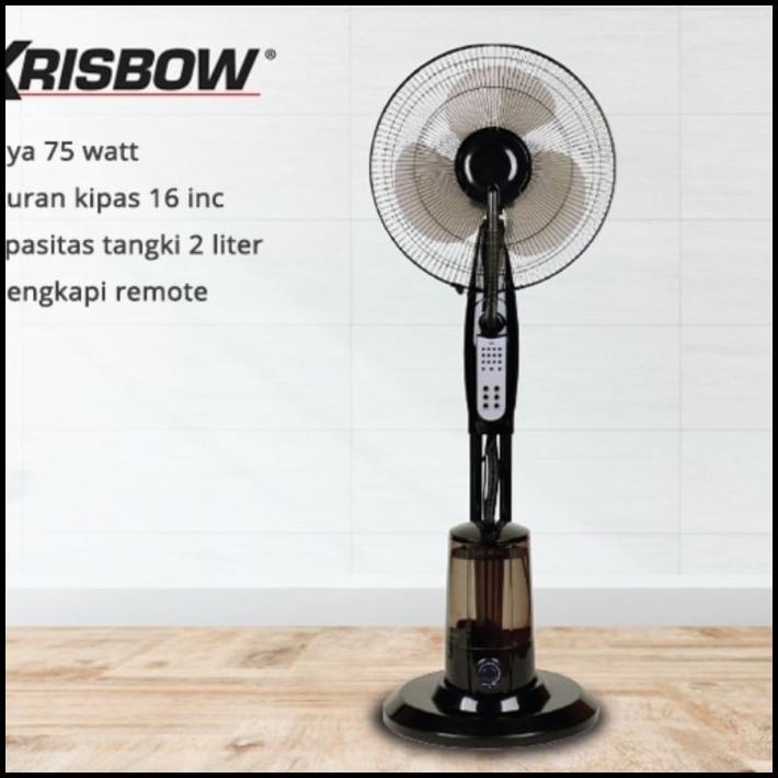 Promo Krisbow Apa Kipas Angin Uap Humidifier 16 " Kapasitas 2 Lt