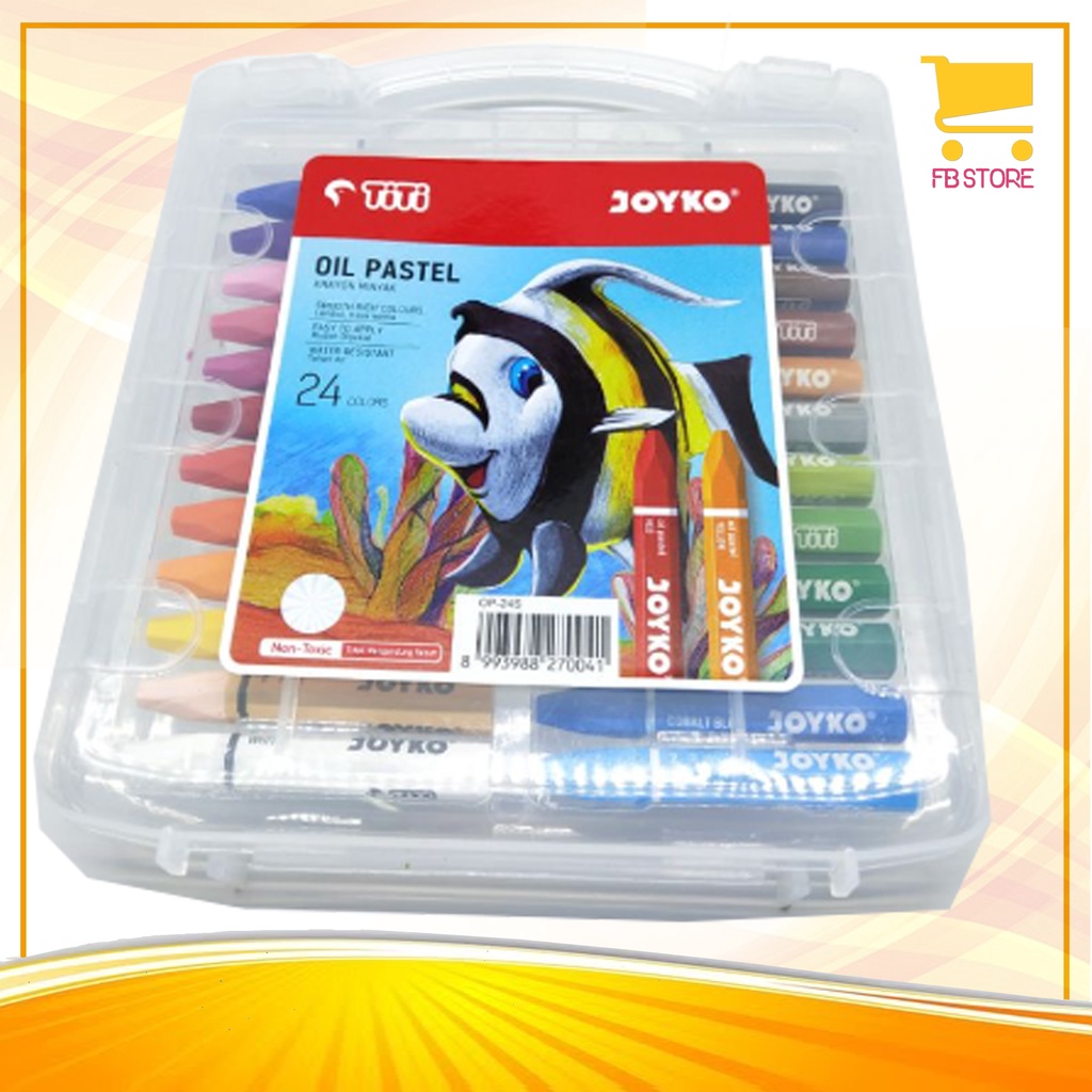 

Krayon Minyak Titi - Joyko Crayon 24 Warna / 24 Oil Pastels