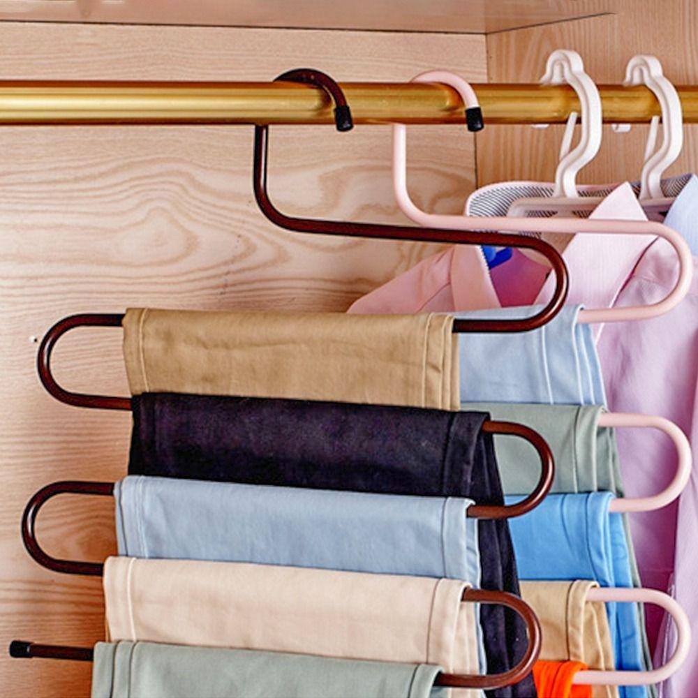 Solighter Rak Celana 5layer Alat Penyimpanan Rumah Tangga Organizer Baju Celana Storage Hanger