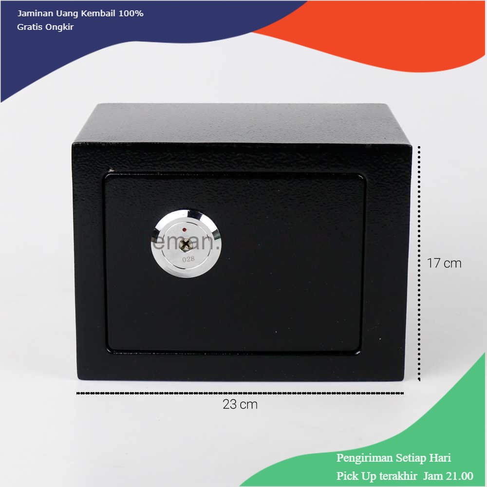 TD - PR LESHP Kotak Brankas Hotel Mini Home Safe Deposit Box - 17E