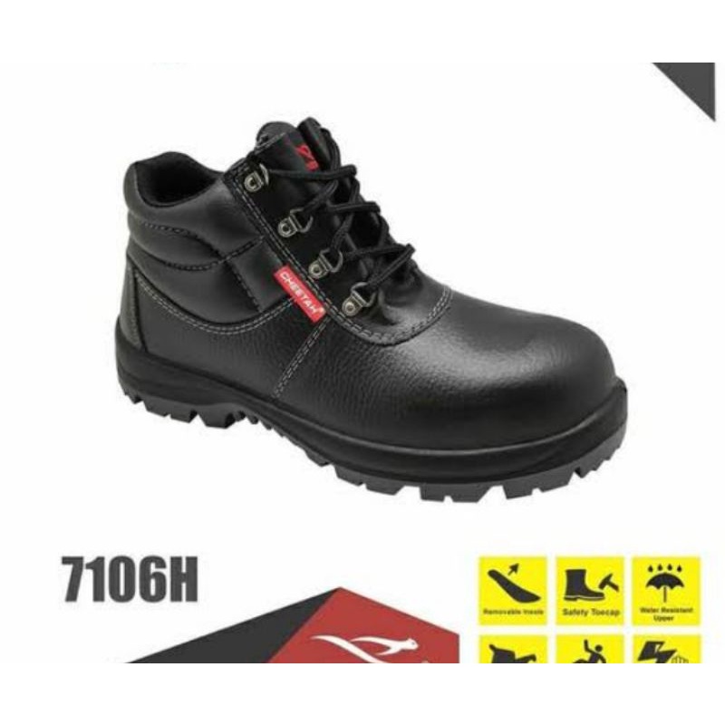 Jual Safety Shoes Sepatu Safety Cheetah Type H Sepatu Kerja Original Ujung Besi