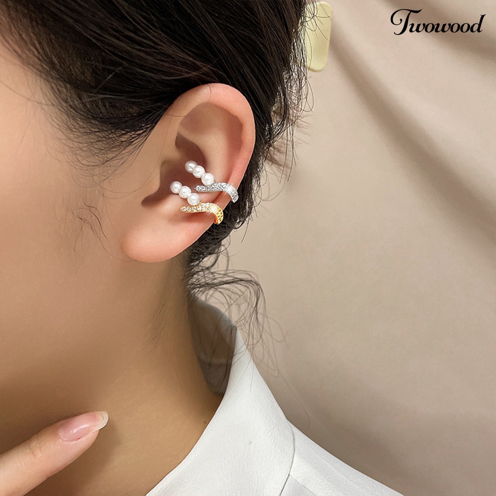 1pc Anting Klip Gaya Elegan Untuk Kencan