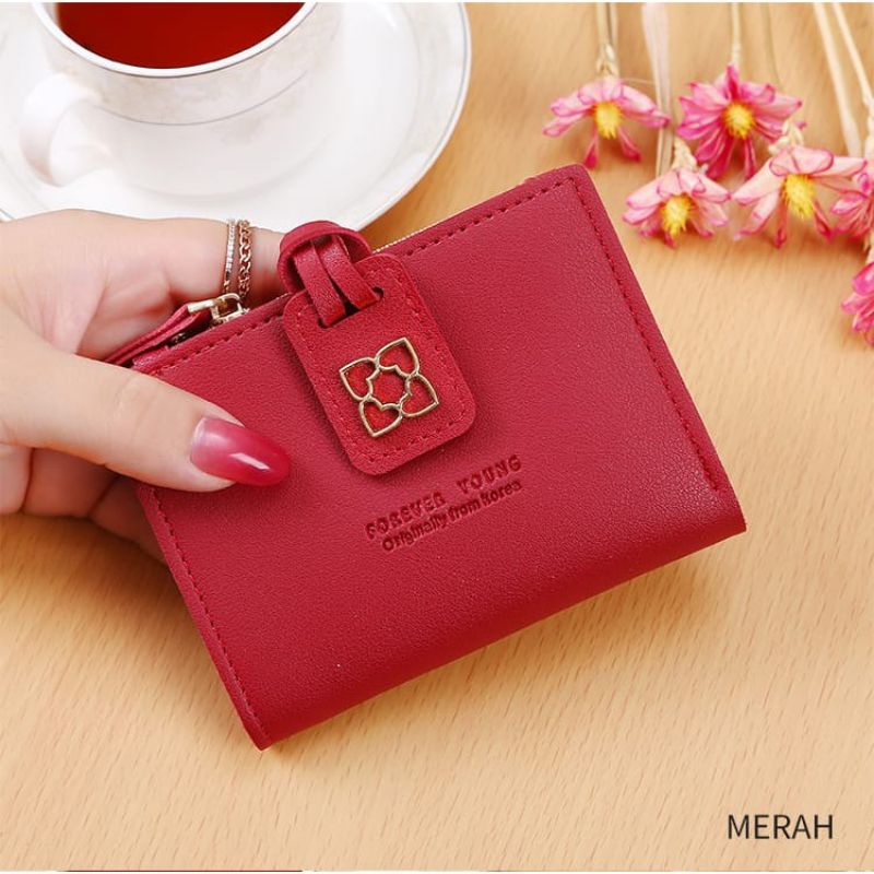 Medan Termurah KD18 Dompet wanita import Dompet zipper women beautiful