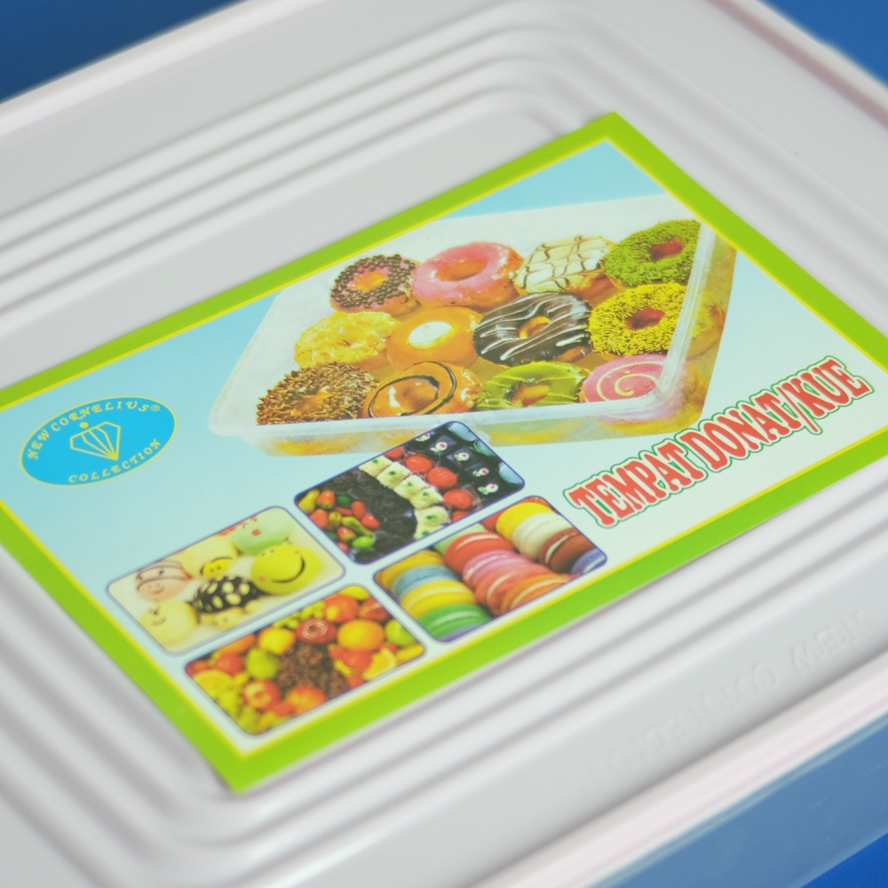 Tempat Penyimpanan Donat 354 cnp - Container Box Donat