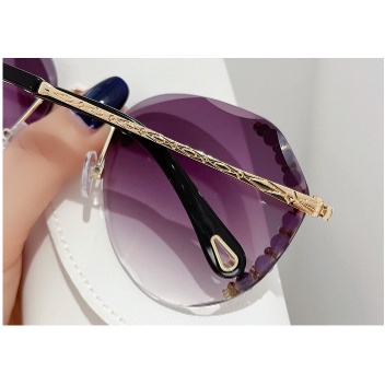 Ready Stock Kacamata Fashion Wanita No Frame Titanium Diamond Kacamata Fashion Murah/Kacamata Sunglasses Import Wanita