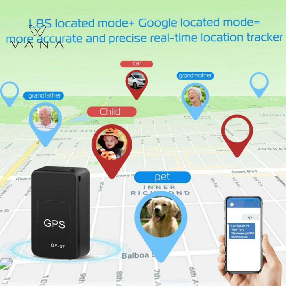 SKIKI91 - GPS GF-07 Mobil Tracker Mini Miniatur Cerdas Locator Perangkat Pelacakan Real Time