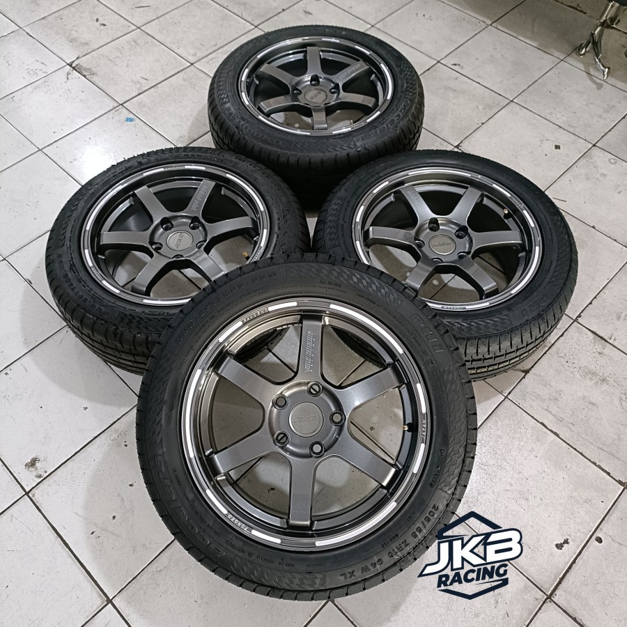 Velg Mobil Racing Ring 16 RAYS R16X7 5X114,3 BAN 205 55 R16