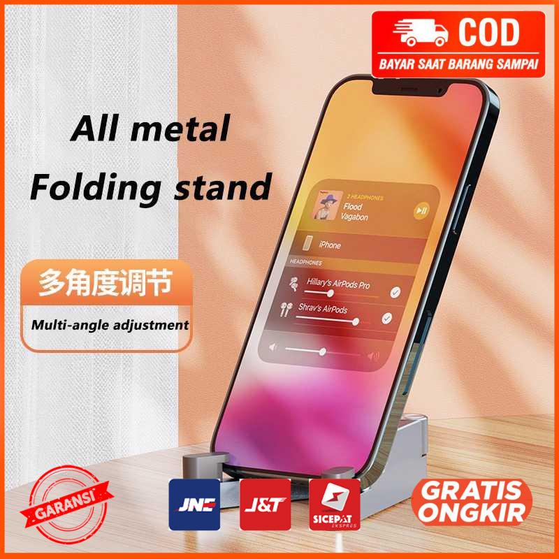 Dudukan Smartphone Tablet Holder Foldable Desk Stand T1