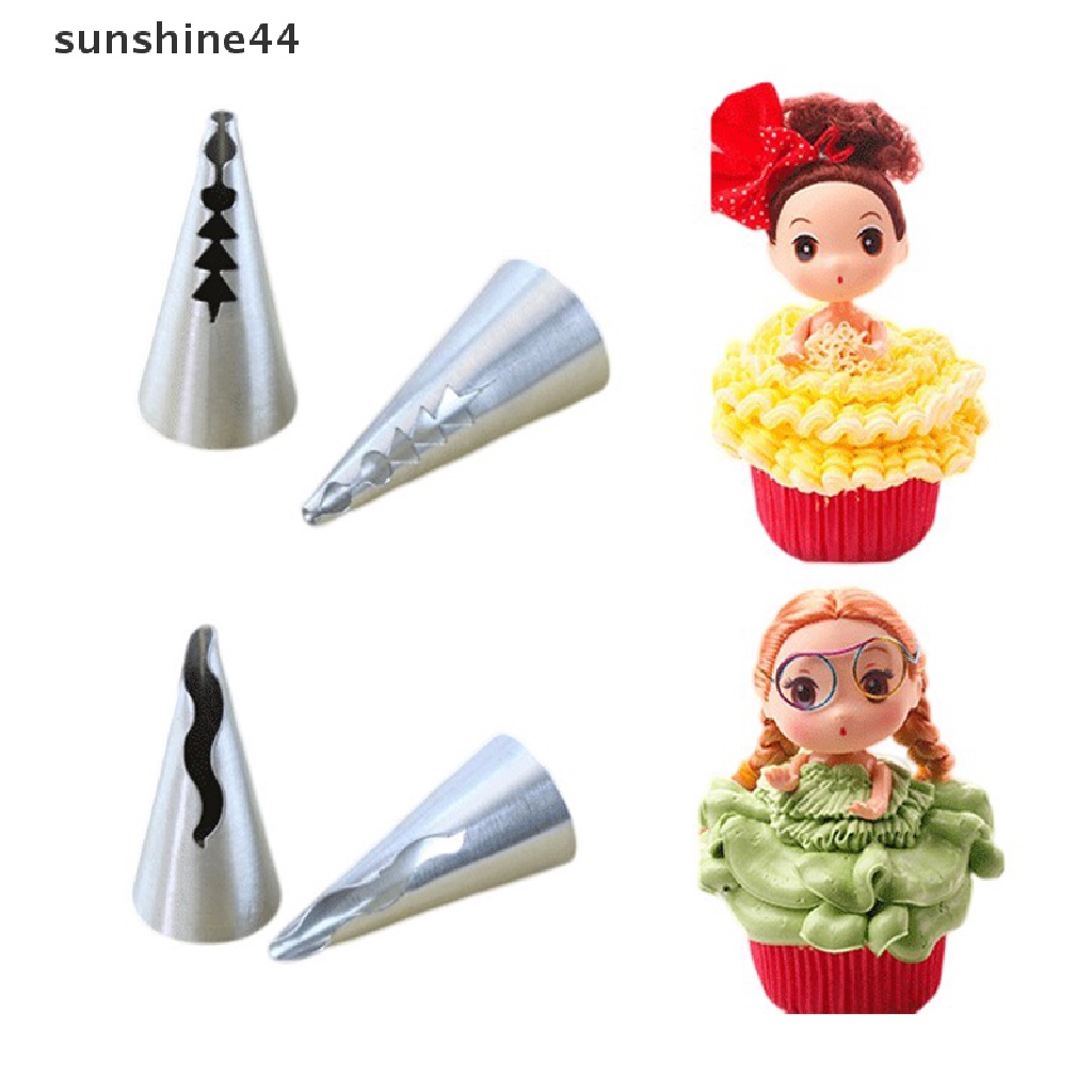 Sunshine 7 / 9Pcs Spuit Piping Rusia Untuk Dekorasi Kue Pernikahan