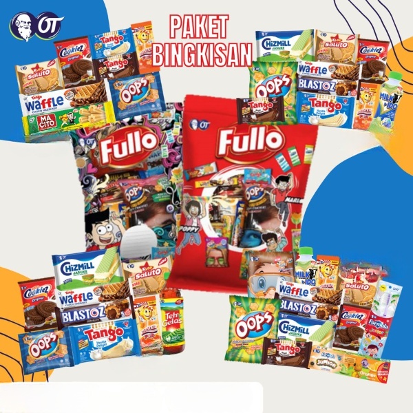 

BINGKISAN PAKET OT 1 - Hampers Parcel Hadiah Souvenir Kado Acara Snack Ultah Ulang Tahun Anak Idul Fitri Imlek Natal Lebaran