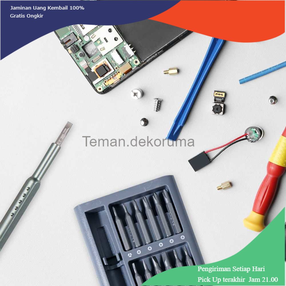 TD-PR2 Xzante Wiha Obeng Set Magnetic Bits 24 in 1 - W24
