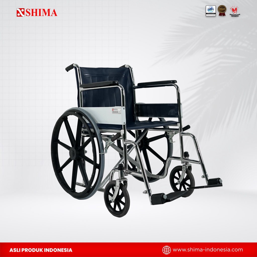 Jual Kursi Roda Standar / Shima Mig Mag Wheelchair SM 8003 | Shopee ...