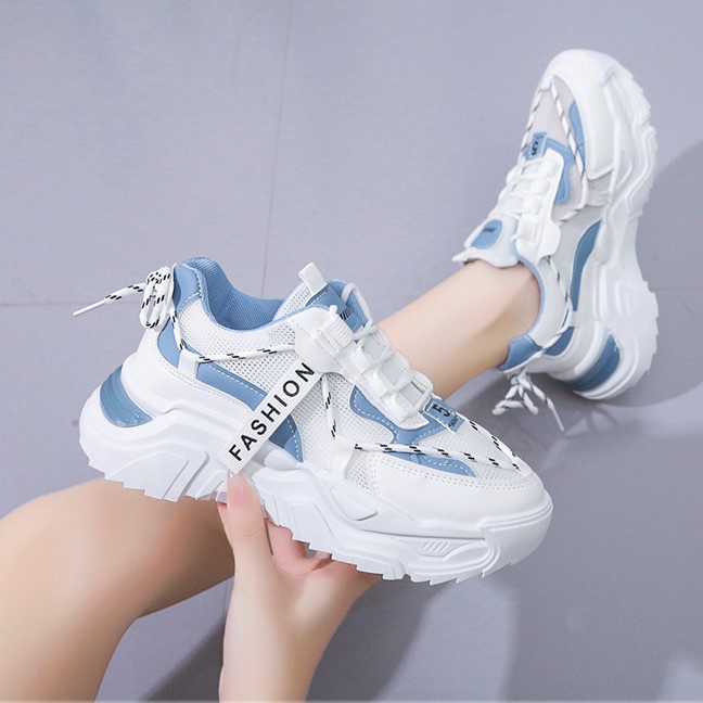 Sneaker Wanita Fashion Import Sepatu Perempuan Sport Korean Style Sneakers Shoes Cewek Terbaru SP-214
