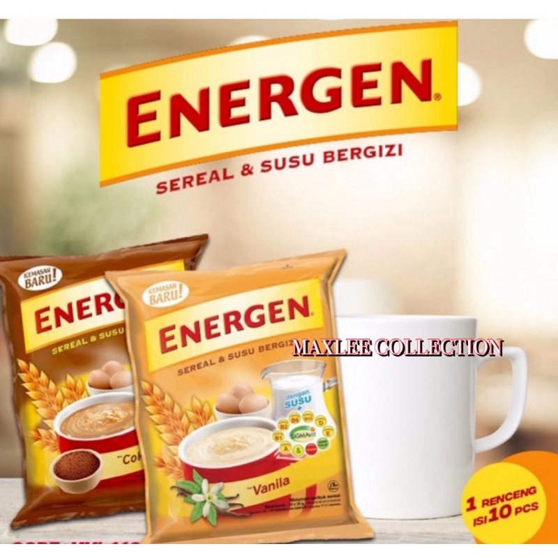 

ENERGEN SEREAL DAN SUSU RASA COKLAT / ENERGEN SEREAL DAN SUSU RASA VANILA