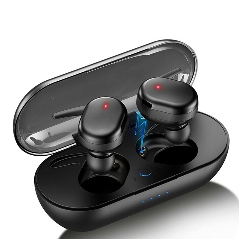 headset Y30 TWS Bluetooth Headset Bluetooth TWS Dengan Mikrofon 5.0 Earphone Bluetooth TWS HiFi Stereo Waterproof Earbuds Wireless