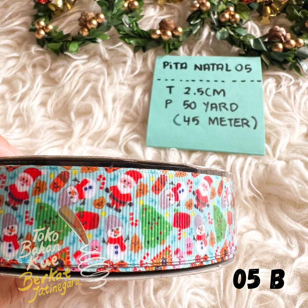 PITA NATAL BESAR 2,5 CM / PITA NATAL 05 PER METER