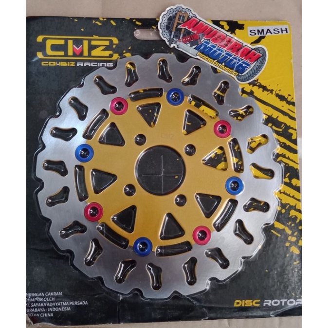 PIRINGAN CAKRAM DEPAN SUZUKI SMASH SHOGUN SKYDRIVE STANDAR VARIASI LUBANG 4, PIRINGAN DISC CAKRAM