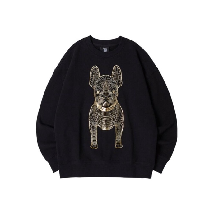 LIFEWORK Gold Big Radog Sweatshirt Black