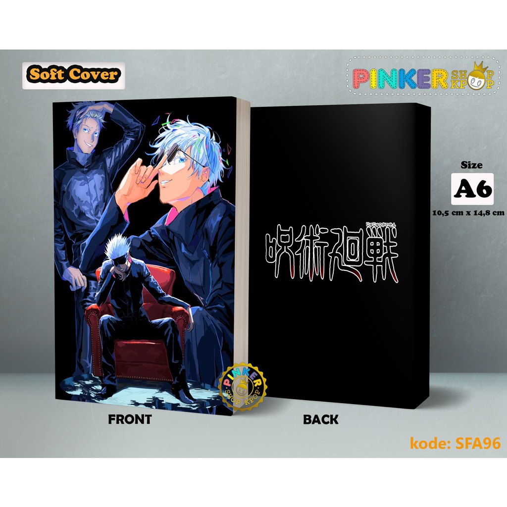 

(SFA96) Pocket Note Anime Jujutsu Kaisen Gojo Softcover