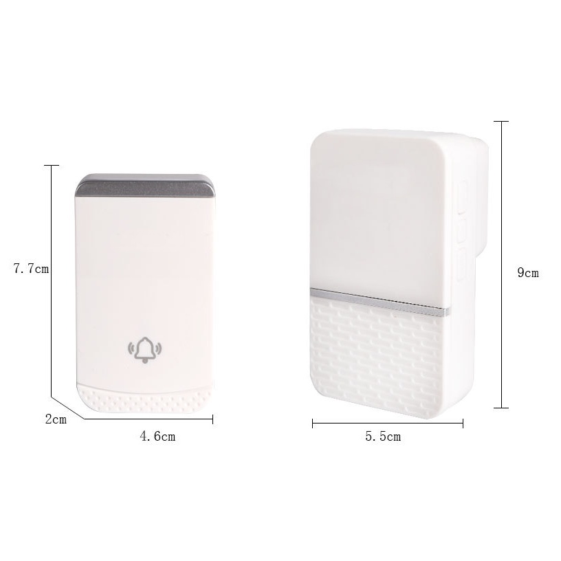 150/300M Bel Rumah Wireless Door Bell Pintu IP44 Waterproof 1 receiver