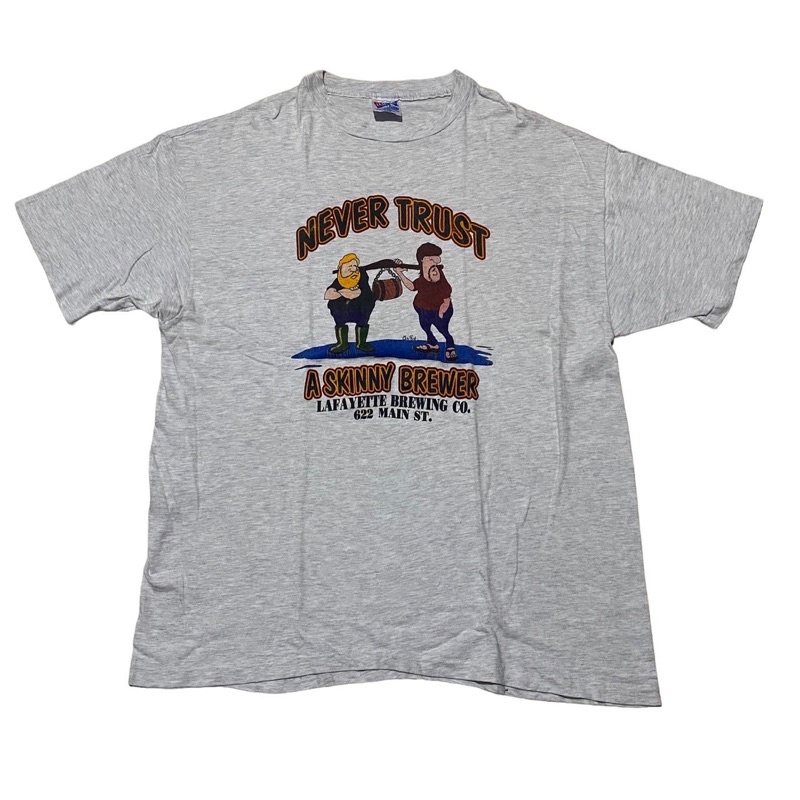 Hanes vintage skinny brewer tee