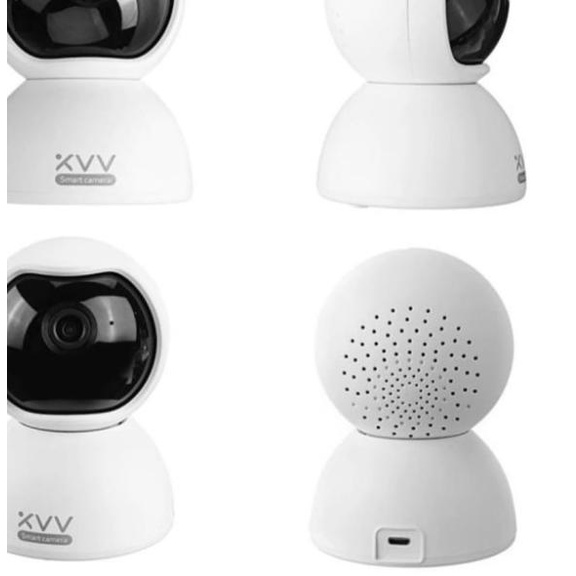 IP CAMERA CCTV XIAOVV V380 RESOLUSI 1080P WIRELESS CCTV WIFI - sd card 32 saja