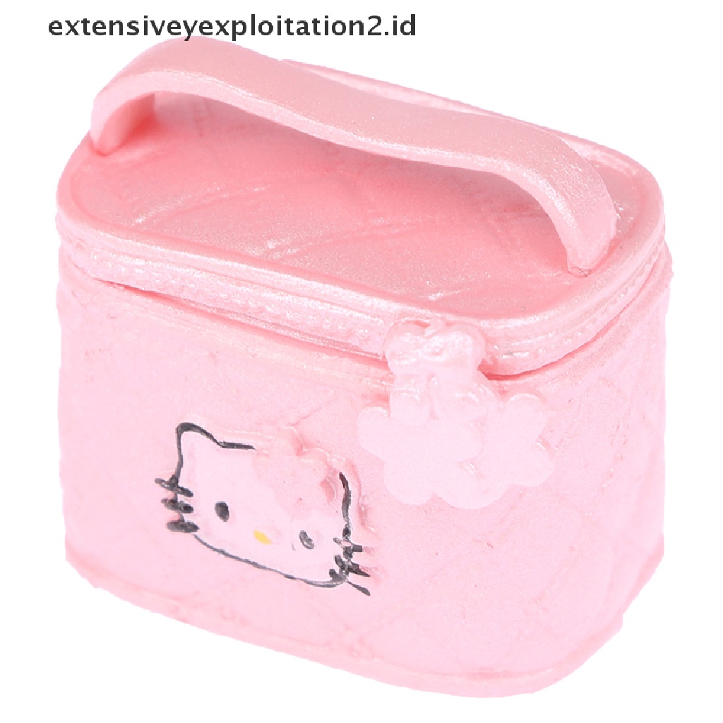 1pc Miniatur Tas Handbag / Sandal / Sepatu / Kosmetik / Makeup Untuk Aksesoris Rumah Boneka