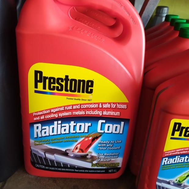 air radiator coolant prestone 4lt - Hijau