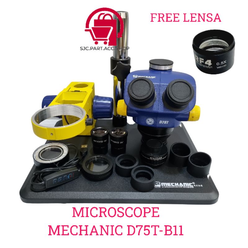 MICROSCOPE TRINOCULAR MECHANIC D75T-B11