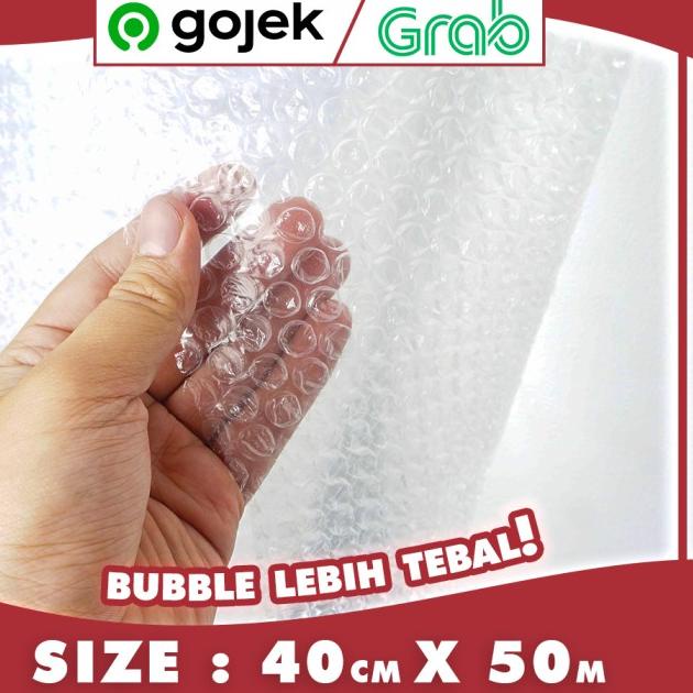 

BUBBLE WRAP ROLL 40 CM X 50 METER HITAM PUTIH MEGA INDO PACKING MIP - Mega 40cm Putih