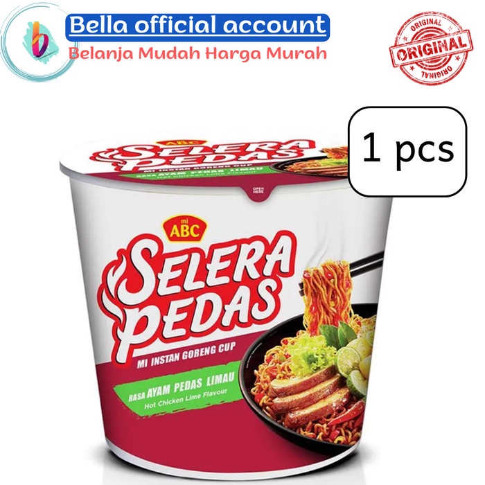 Mie ABC 11219 Rasa Ayam Pedas Limau Mie Goreng Cup 80 gr