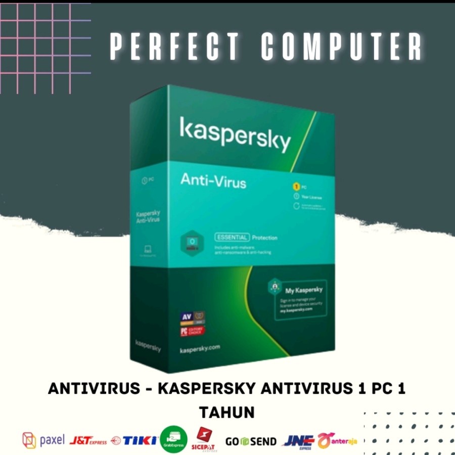 ANTIVIRUS - KASPERSKY ANTIVIRUS 1 PC 1 TAHUN