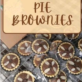 

10 Pcs Pie Fudgy Brownies Topping Almond crispy