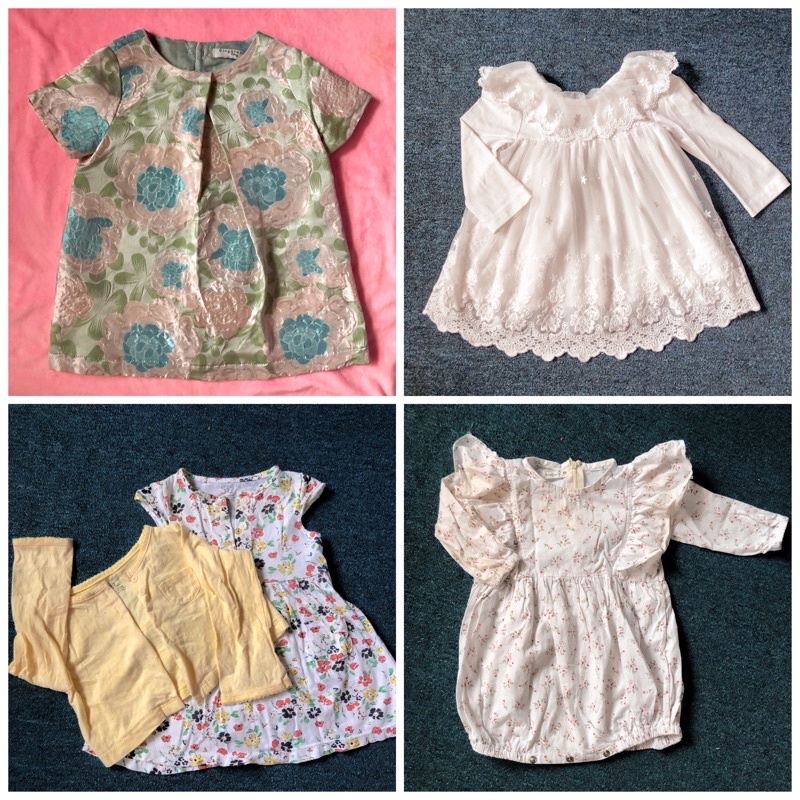 Baju Dress Anak Bayi Perempuan Preloved Branded