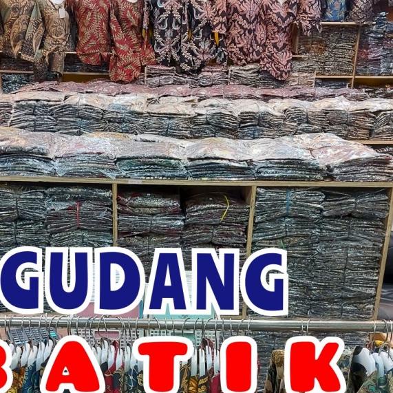 batik pria lengan panjang - New, jumbo 4L/5L