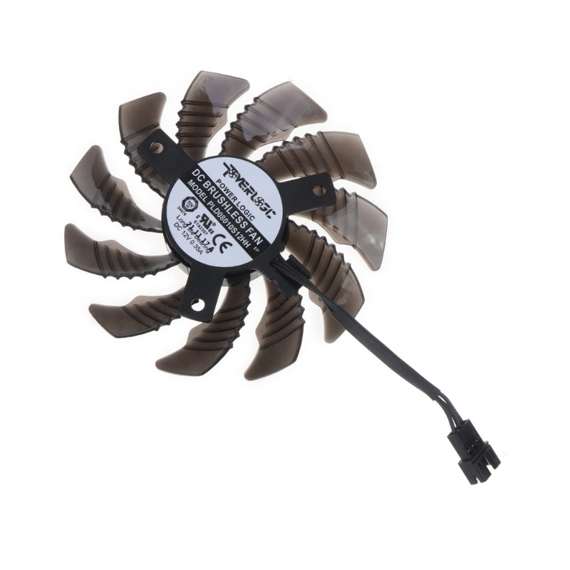 Bt 75mm Cooler Fan 2Pin 3Pin 12V 0.35A PLD08010S12HH VGA Fan Kipas Kartu Grafis Untuk Gigabyte RX 6400 6500elang Pendingin