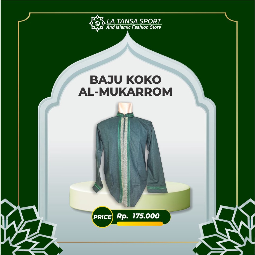 BAJU KOKO LENGAN PANJANG AL-MUKARROM