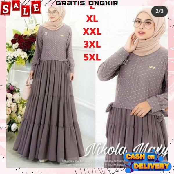 Baju Gamis Terbaru Wanita Kekinian 2023 Budju Games Terfavorit Anak Remaja Gmis Fashion Muslim Perem