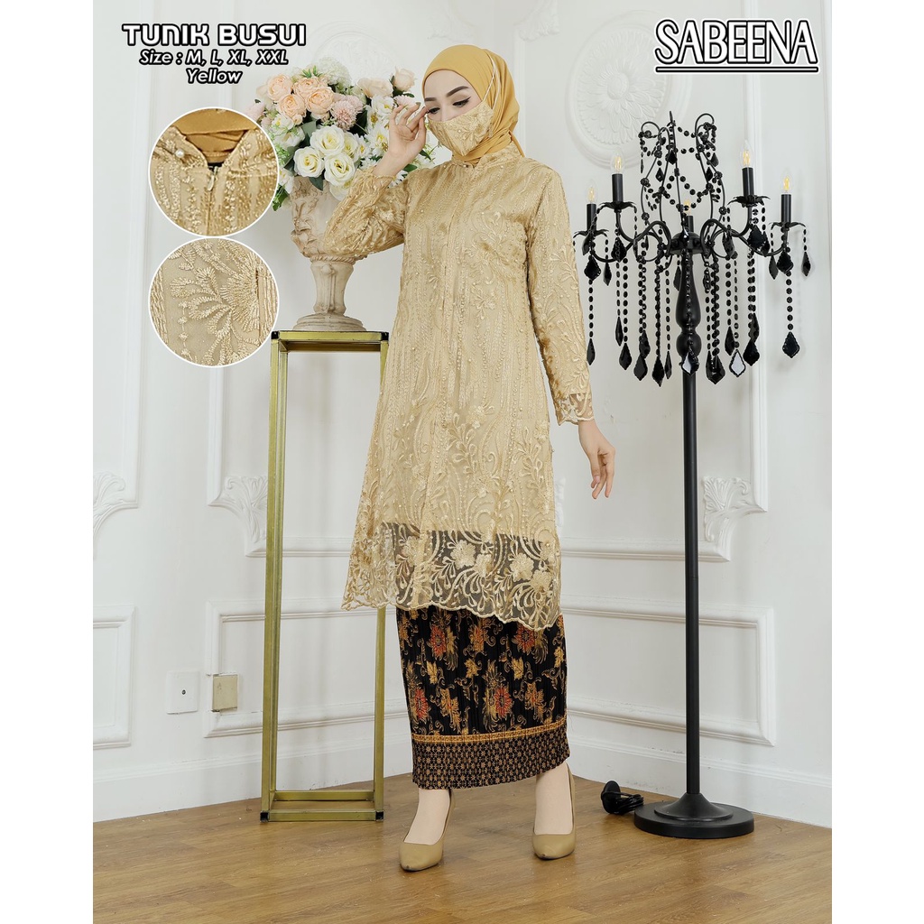 (BISA COD / BAYAR DITEMPAT)Tunik Tille Modern Busui / Kebaya Akad/ Baju Kondangan / bisa buat Wisuda by dm store11