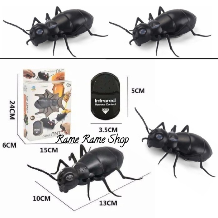 Mainan Remote Control Giant Ant RC Semut Infrared