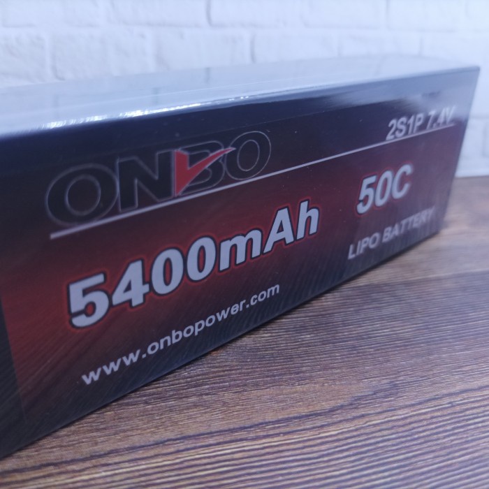Hardcase Lipo 2s 7.4v 5400mah 50c Onbo Power.