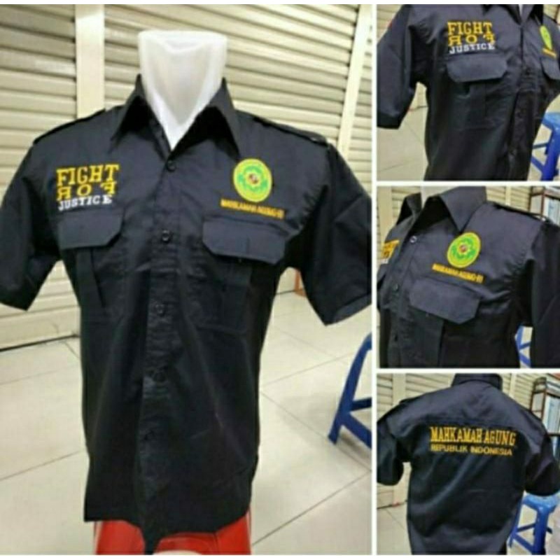 kemeja mahkamah agung baju kemeja mahkamah agung lengan pendek