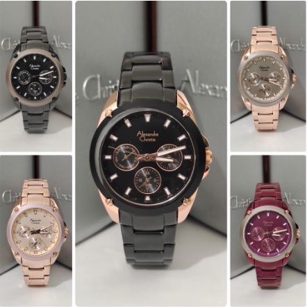 Original Jam tangan wanita Alexandre Christie Ac 8667/ ac8667