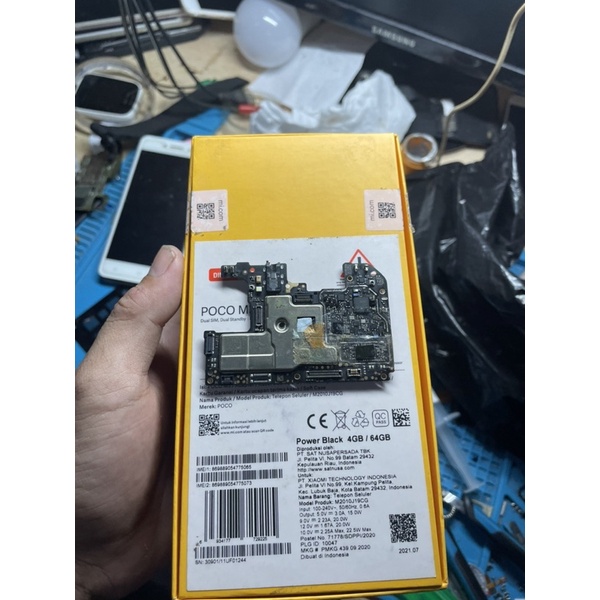 realme 5pro matot udah angkat cpu, dan mesin only poco m3 + dusbok ram 4/64 minus restart2 sudah ang