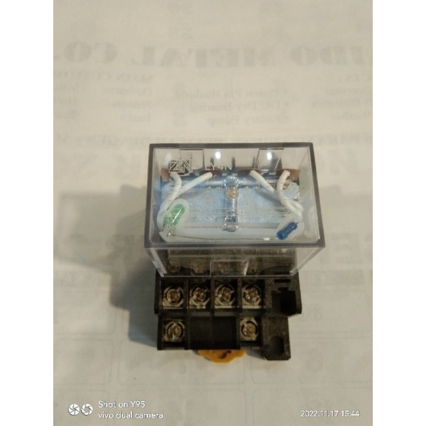 Relay LY4N DC 12V 14pin + Soket merek ZN jual per/5sett riley dc 12v ly4n