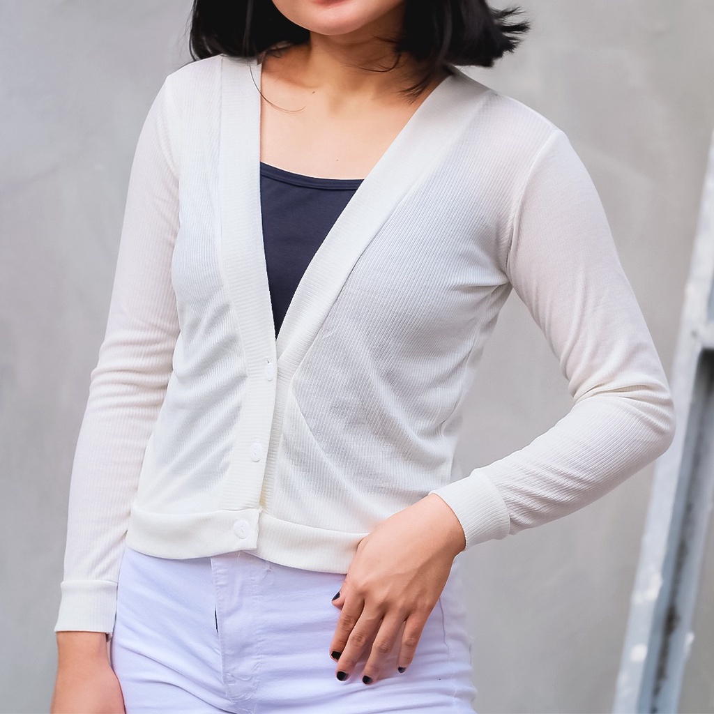 MakeGrosir - CARDIGAN KNIT RIB | CARDY CROP RAJUT