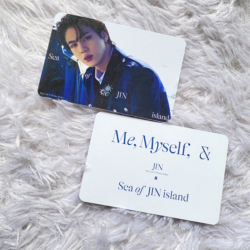 PHOTOCARD BTS JIN ME MYSELF AND SEA